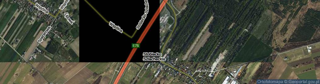 Zdjęcie satelitarne Stobiecko Szlacheckie ul.